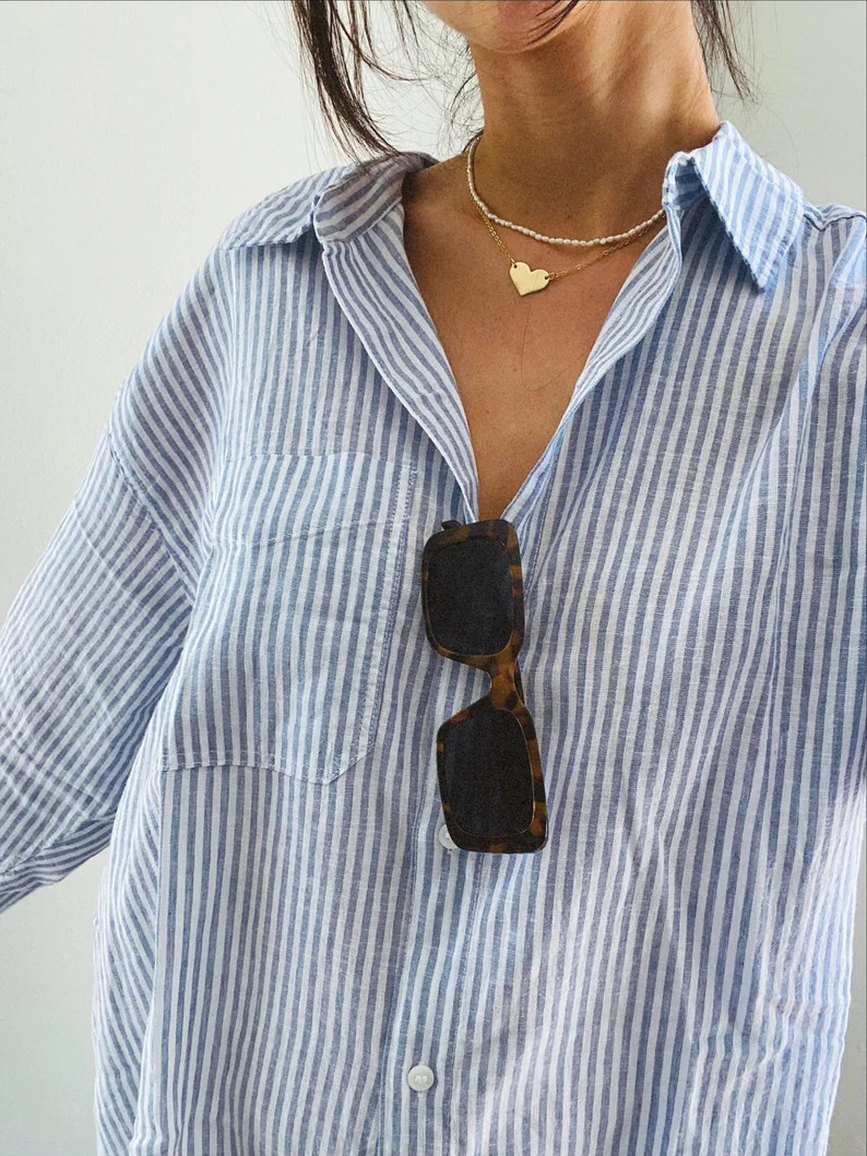 Golden Heart Necklace - Etsy | Etsy (US)