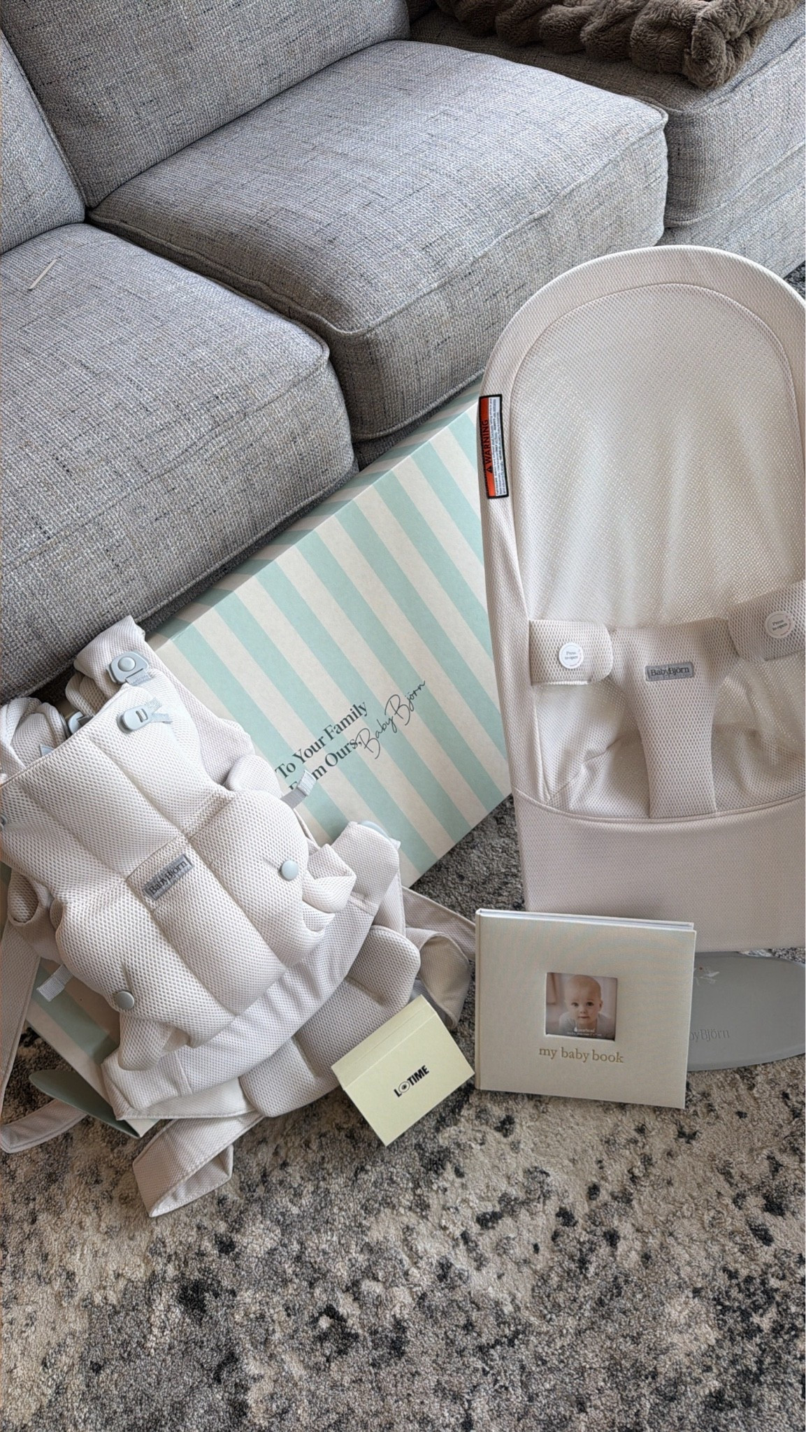 NEW Baby Björn Bouncer Begin + Baby Carrier Hold😍 So functional and practical. I know we are going to get so much use out of both of these👶🏼👏🍼

#LTKBump #LTKBaby #LTKHome