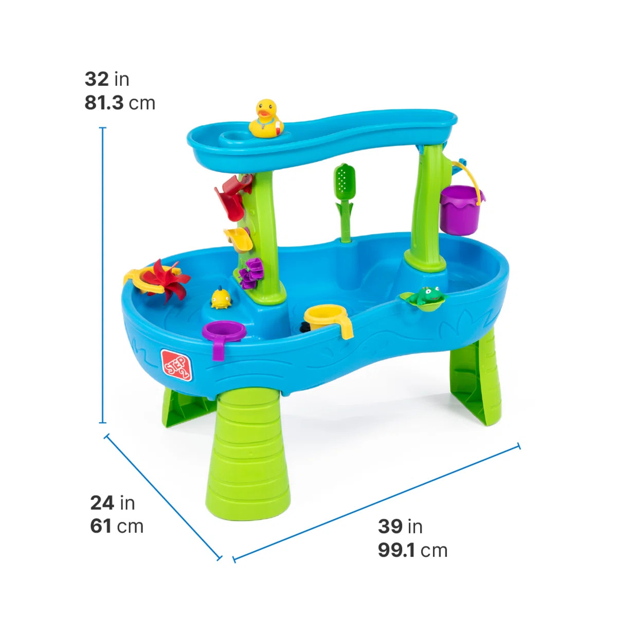 Step2 Rain Showers Splash Pond Toddler Outdoor Water Table | Wayfair North America