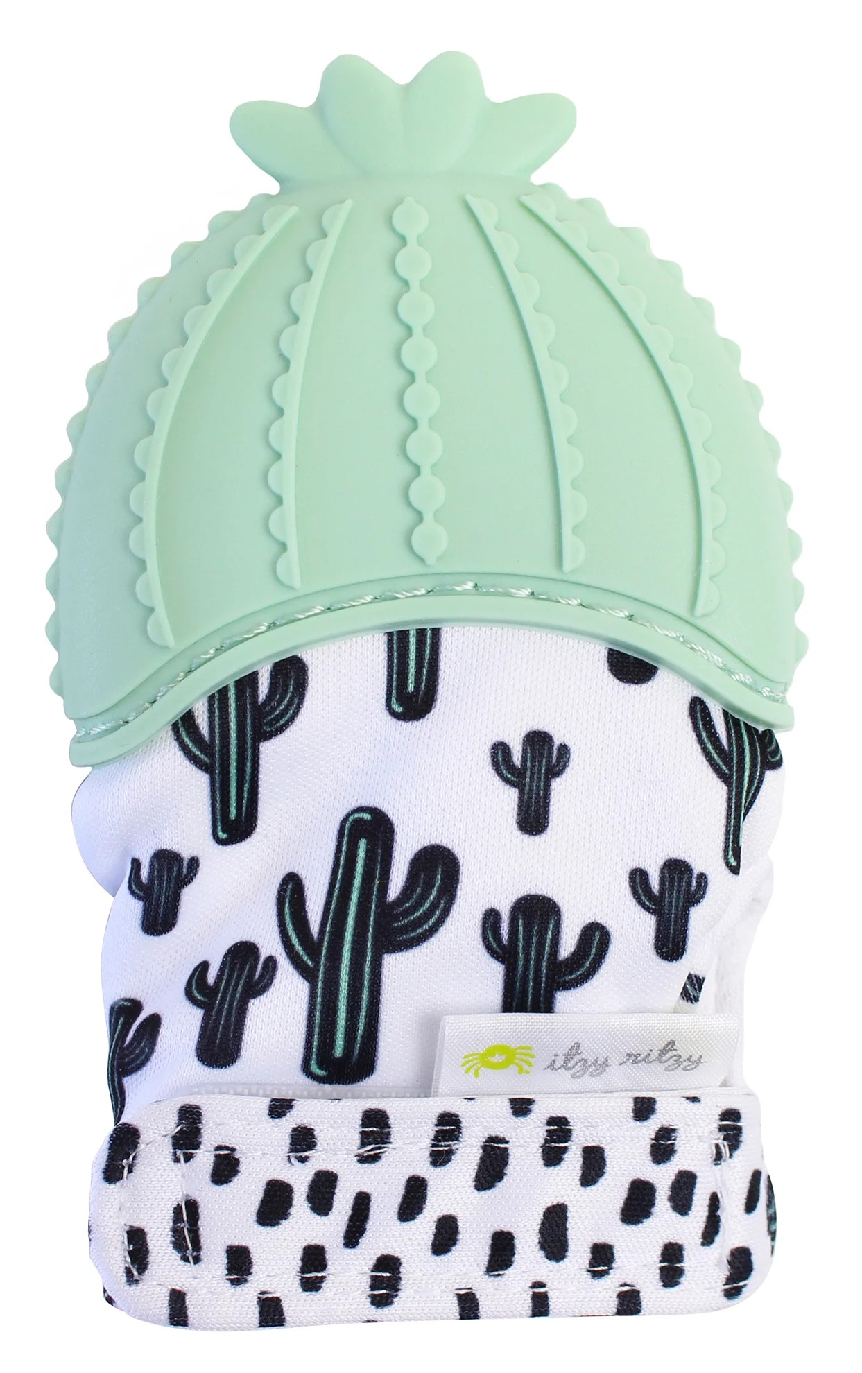 Itzy Ritzy Unisex Baby Teething Mitt - Green Cactus | Walmart (US)