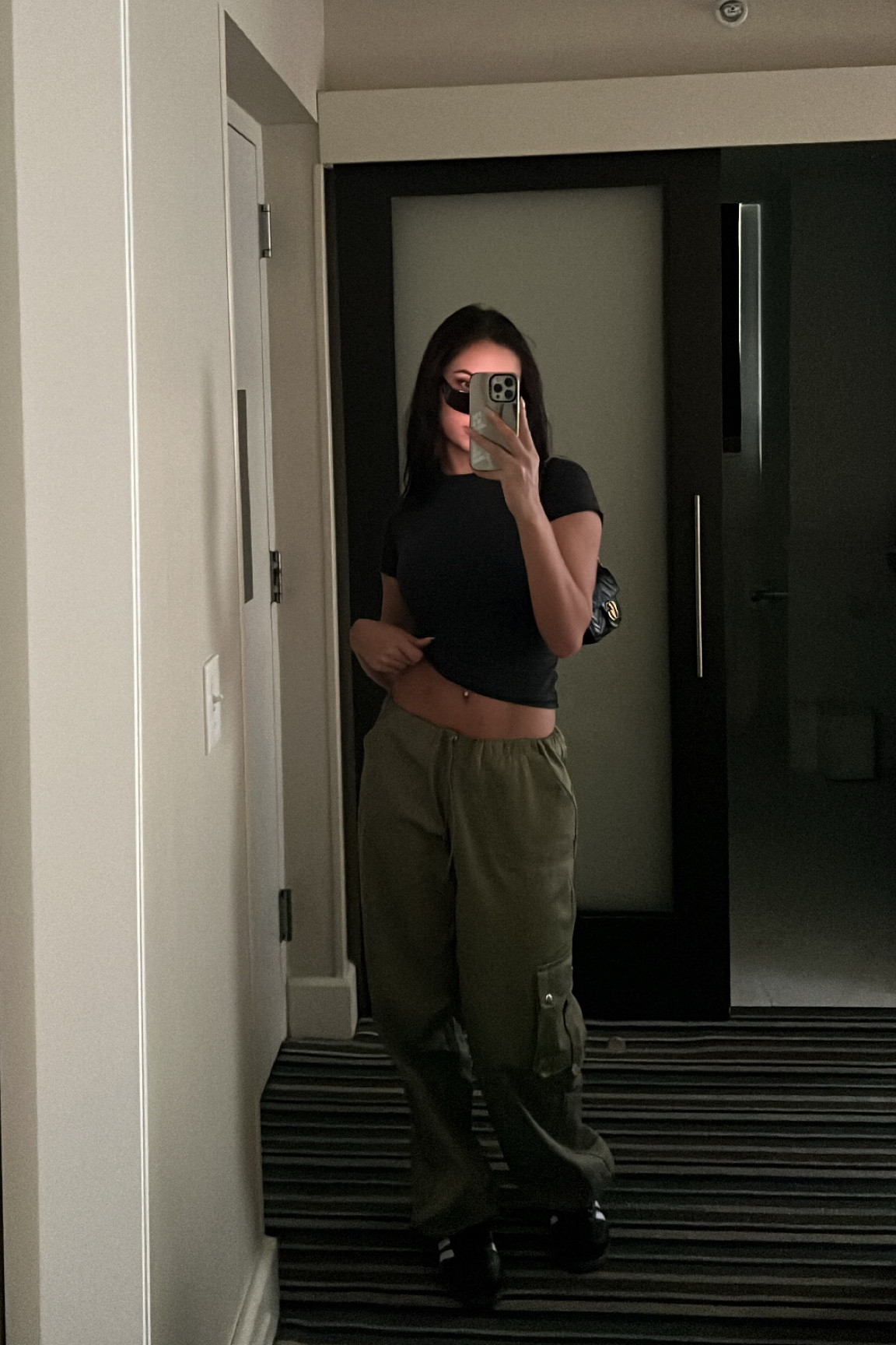 casual summer outfit🖤 been wearing these khaki cargos & my samba sneakers with everything!

#LTKunder100 #LTKshoecrush #LTKunder50