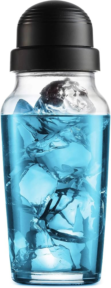 Godinger Cocktail Shaker, Martini Shaker, Italian Made Glass Bar Shaker, 19oz | Amazon (US)