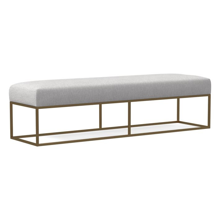 Box Frame Upholstered Bench | West Elm (US)