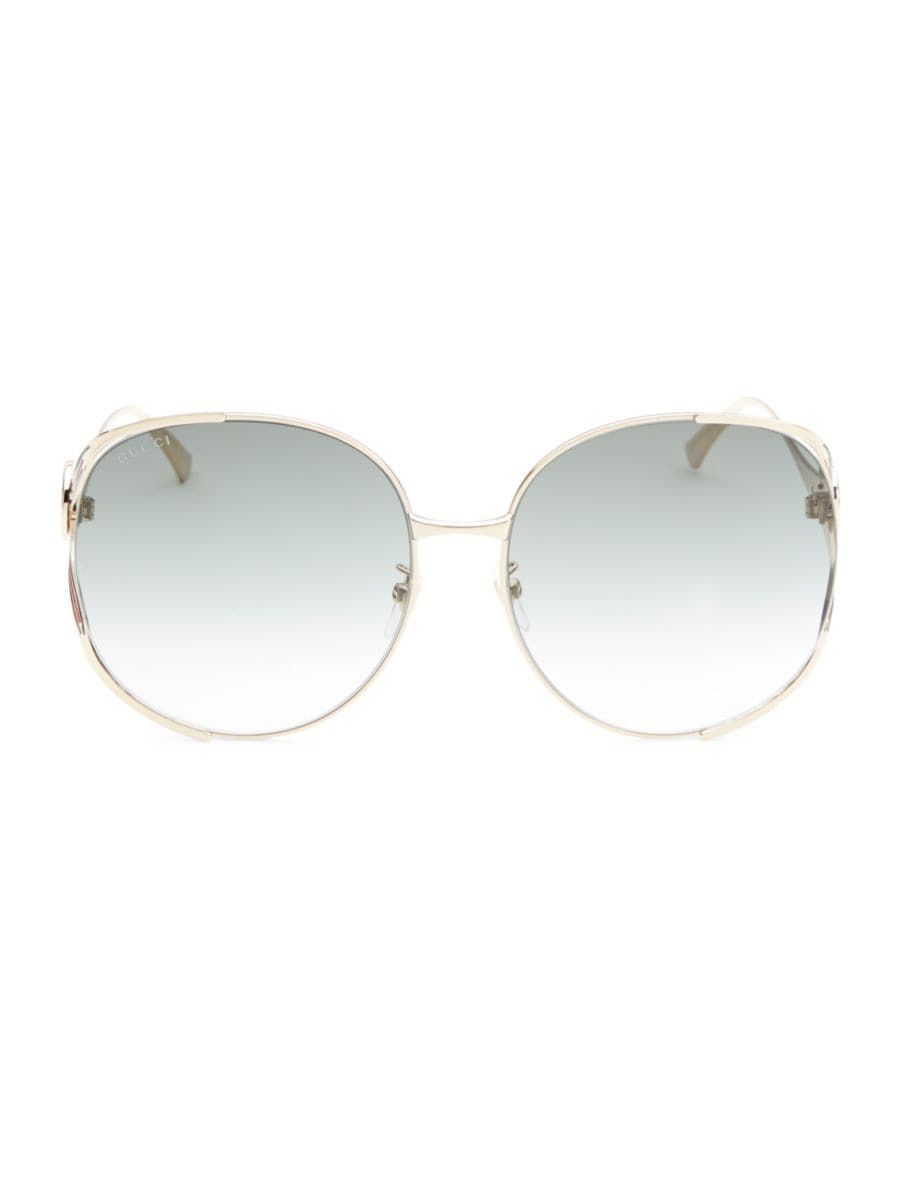 63MM Oversized Oval Sunglasses | Saks Fifth Avenue