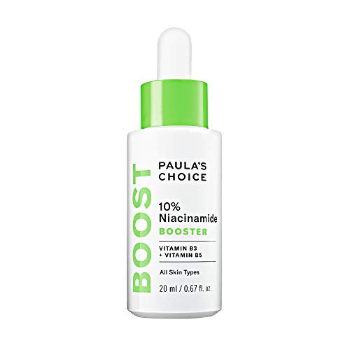 Paula's Choice BOOST 10% Niacinamide Face Serum Booster, Facial Serum with Vitamin B3, Vitamin C & Licorice Extract Serum, Pore Minimizer, All Skin Types, Fragrance-Free, 0.67oz | Amazon (US)