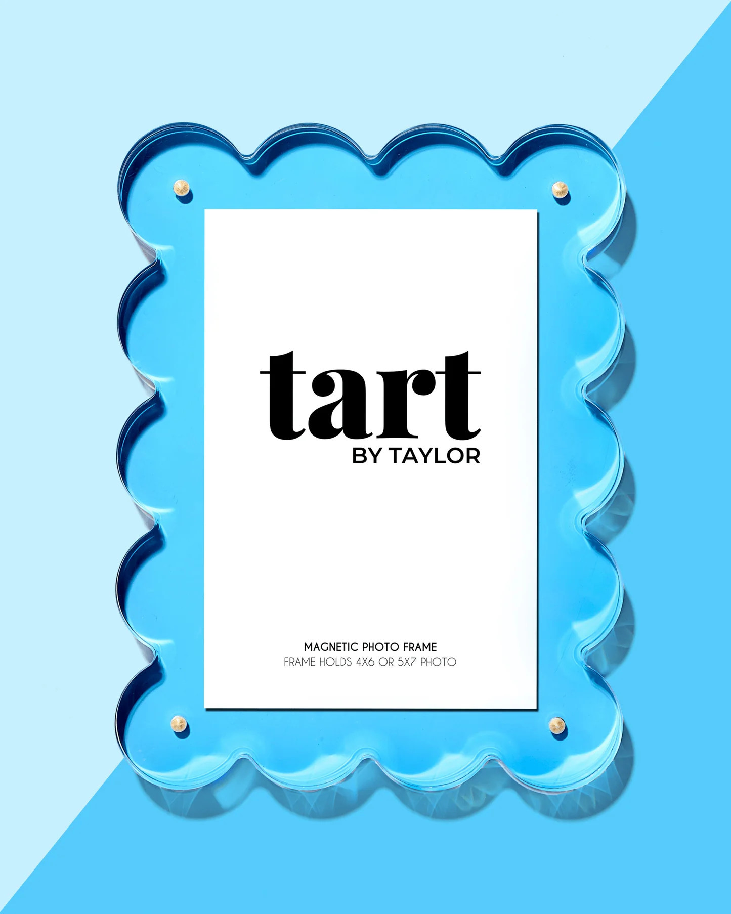 Neon Blue Acrylic Picture Frame | Tart By Taylor