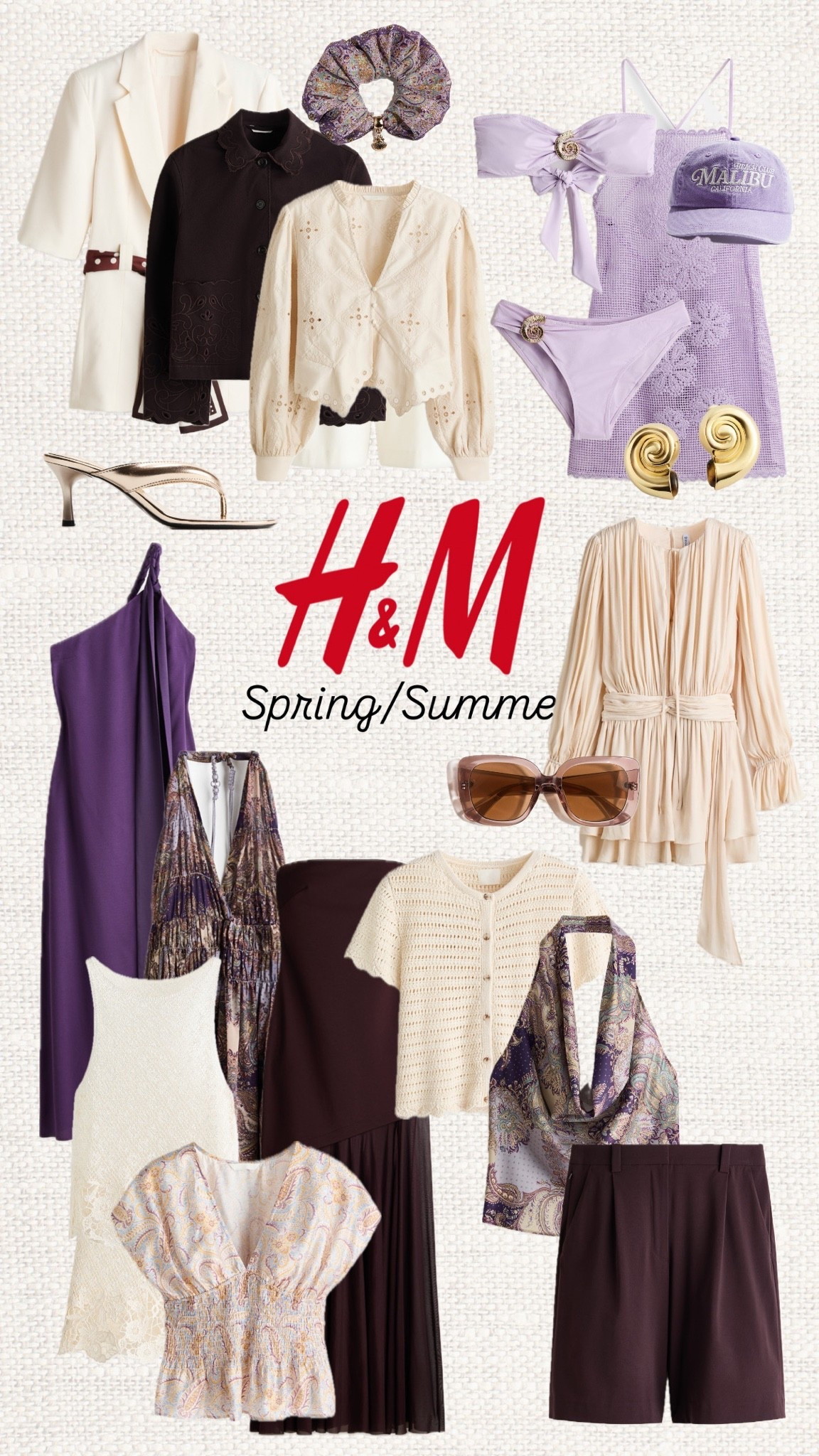 💜 Soft lavender, rich chocolate brown and creamy neutrals… this H&M drop feels like a dreamy European summer wardrobe ☁️✨

Like this post to save it to your favourite folder and come back later to shop.

Keywords: H&M new arrivals, H&M spring summer, H&M fashion, European summer style, vacation outfits, resort wear, lavender outfit, purple dress, chocolate brown outfit, cream blazer, broderie blouse, paisley print, summer dress, beach outfit, swimwear, chic tailoring, neutral outfits, feminine fashion, elegant style, summer wardrobe 💜🤍✨👜👗🌸☀️🏖️🕶️🌿💫🛍️💐🤎🪻

#LTKeurope #LTKsummer #LTKstyletip
