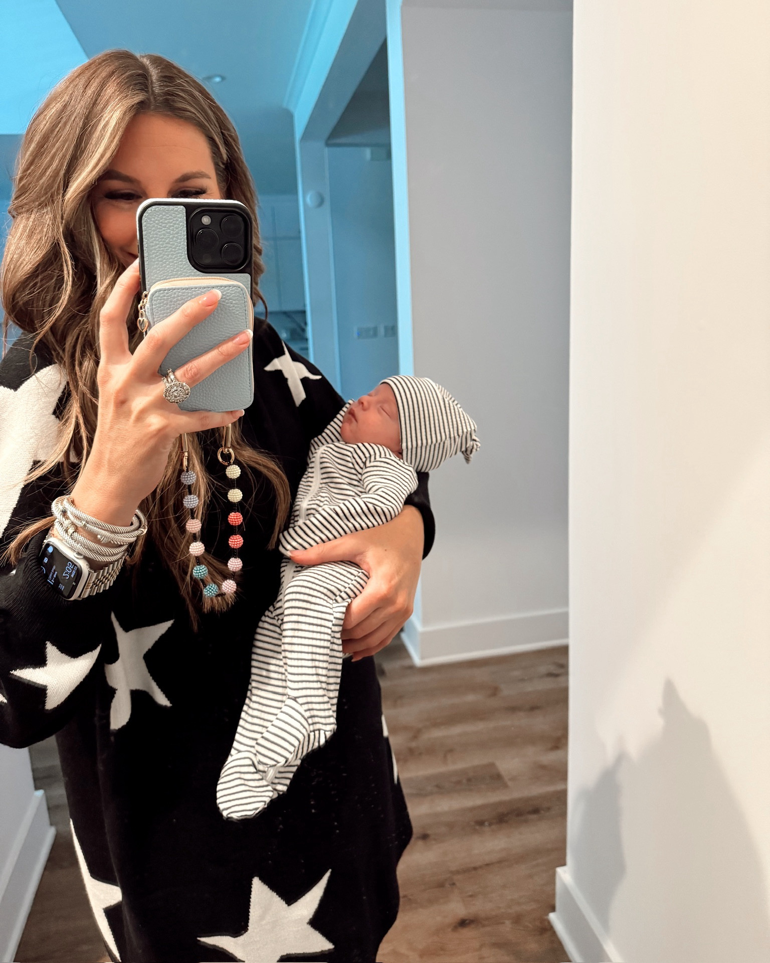 In a large sweater tunic with star detail, medium faux leather leggings, boots and accessories - all fits tts.
Baby boy outfit from spearmint baby! 

#LTKStyleTip #LTKBaby #LTKFindsUnder50
