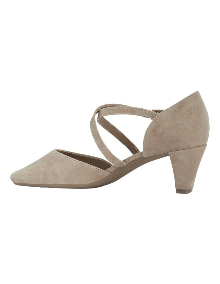 Easy StepsAdison Heeeld Shoes in Taupe Suede | Myer