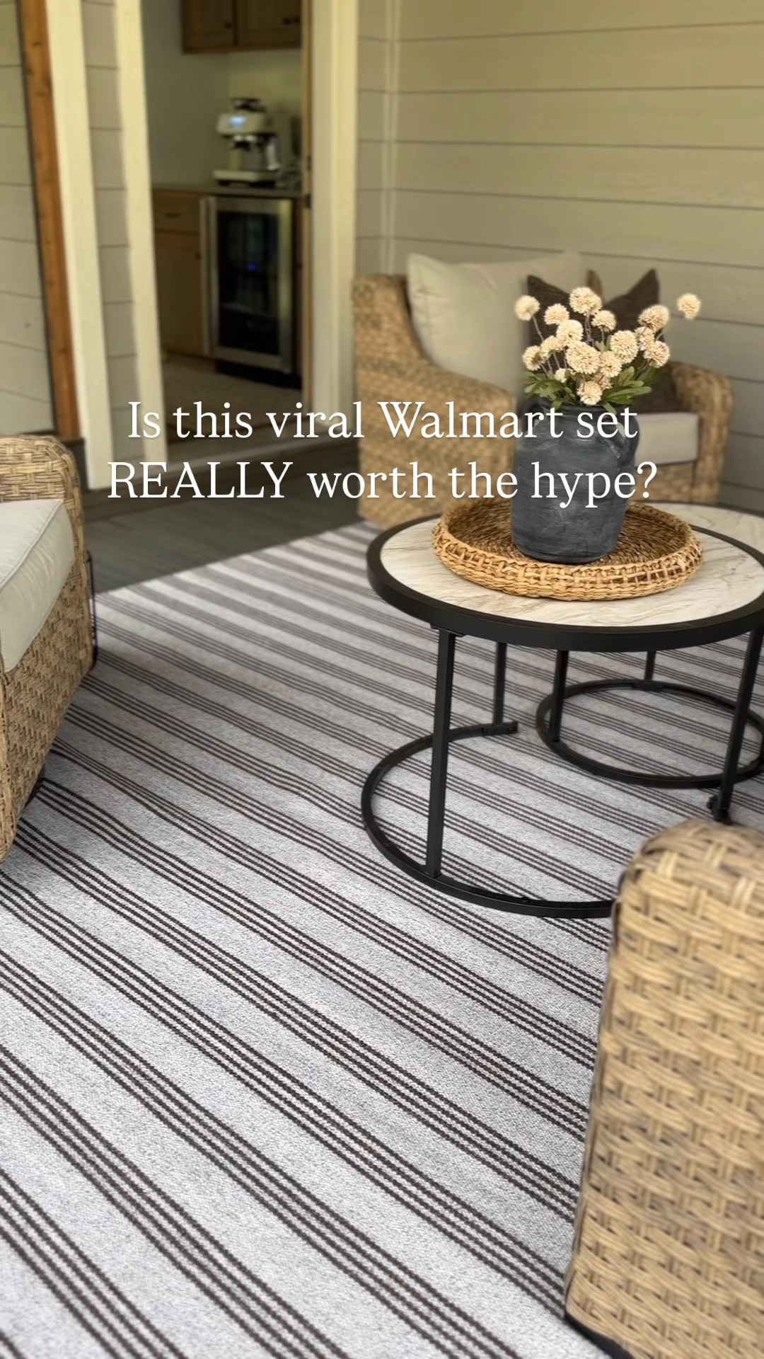 I will stay with 100% certainty that this is a very good patio set! I have had it for a year and it’s 🤌🤌🤌
it is washable and very good quality! 
It’s NEVER on sale!!! 
$200 off right now!
Walmart patio, spring finds, spring sales 

#LTKSaleAlert #LTKHome #LTKFamily