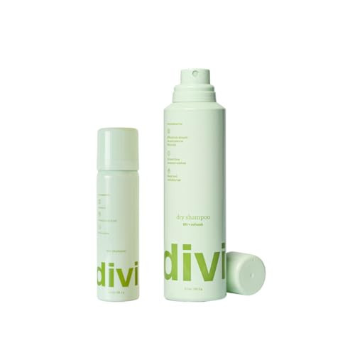 Divi Dry Shampoo Spray for Women - Formulated to Absorb Oil, Balance the Scalp and Extend Time Between Washes - Free of Benzene, Butane, Propane and Talc, 5.3oz Home & Away Duo | Amazon (US)