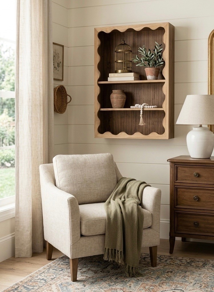 Add instant designer character to your bedroom or living room with this beautifully detailed, scalloped-trim wall cabinet.

#modernorganic #modernorganichome #cabinet #homestyling #modernhome
#modernstyle #howto #neutraldecor #neutraldesign #neutralstyle #stylingtips #designmadeeasy #designertips #homeinspo #neutralhome #bedroominspo #sidetables #bedroomdecoration #bedroomfurniture #bedroomstyle #howtostyle #bedroomtips

#LTKsale #LTKhome #LTKstyletip