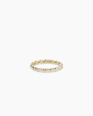 Diamond Crew Ring - 14K Solid Gold / 9 | gorjana