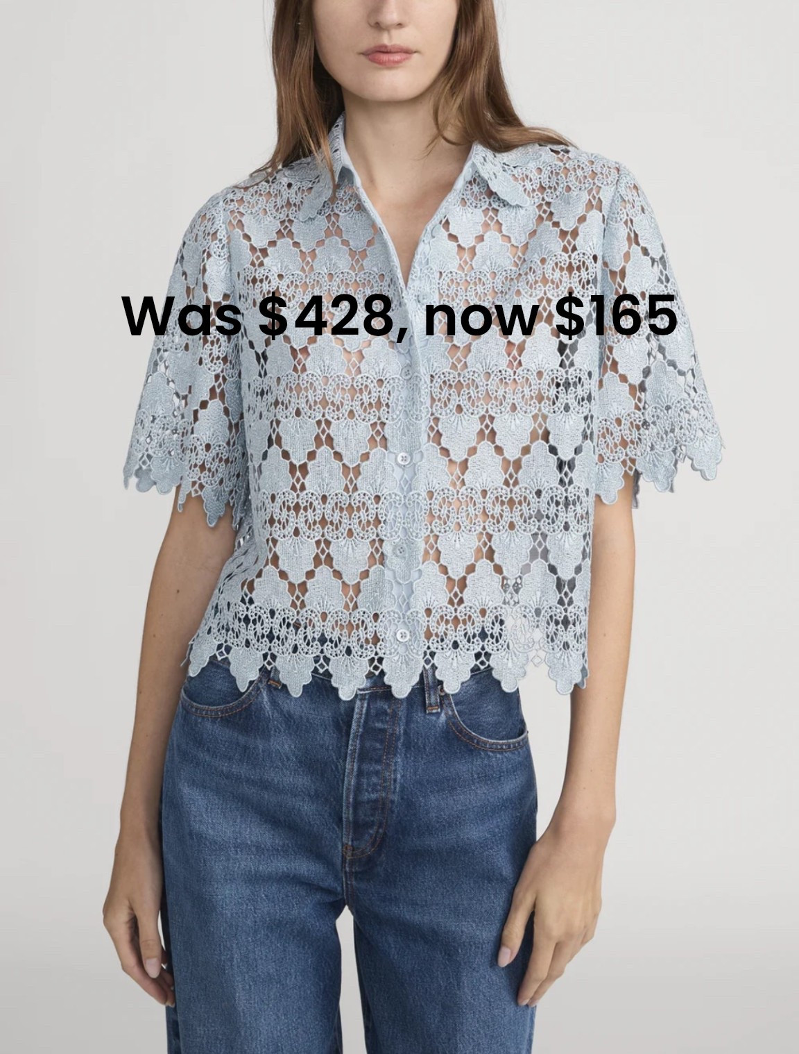 Sale on sale and so good- pair this with relaxed jeans to create tension in the look between the feminine	 top and the deconstructed denim.

#LTKSaleAlert #LTKootd #LTKgrwm