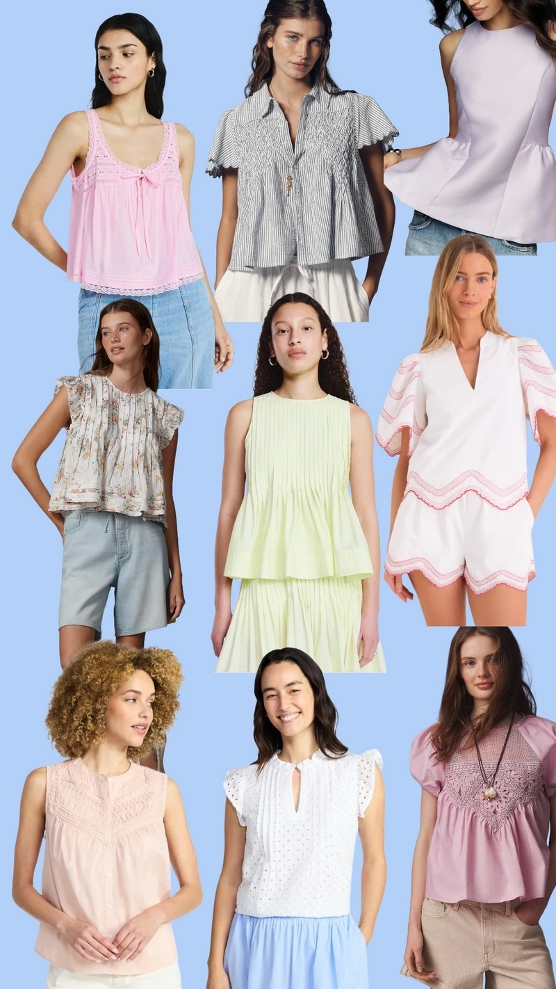 Spring tops 

#LTKSeasonal