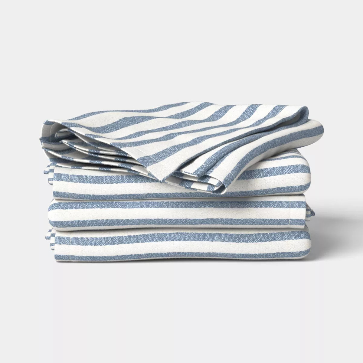 4pk Striped Napkins Blue - Threshold™ | Target