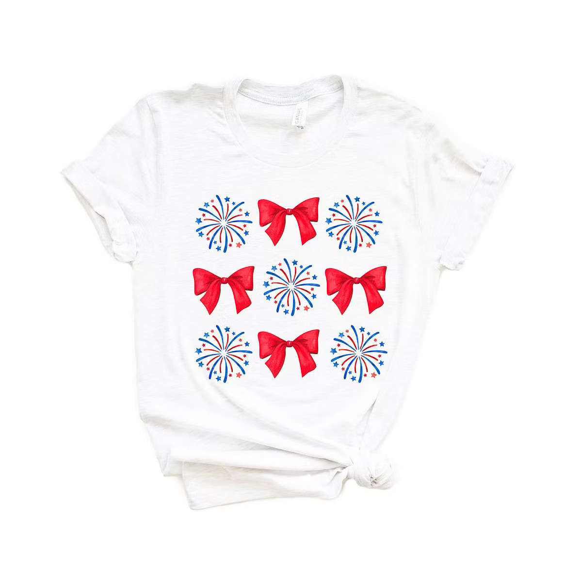 Simply Sage Market Women's Coquette Firework Chart Short Sleeve Graphic Tee | Target