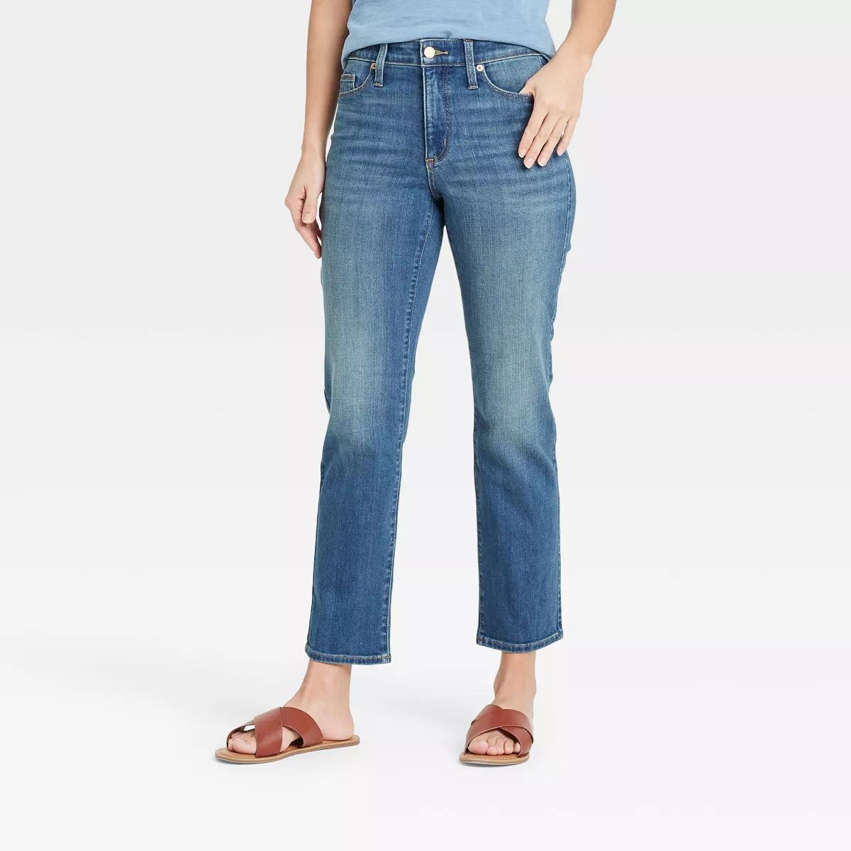 Women's High-Rise Slim Straight Fit Jeans - Universal Thread™ | Target