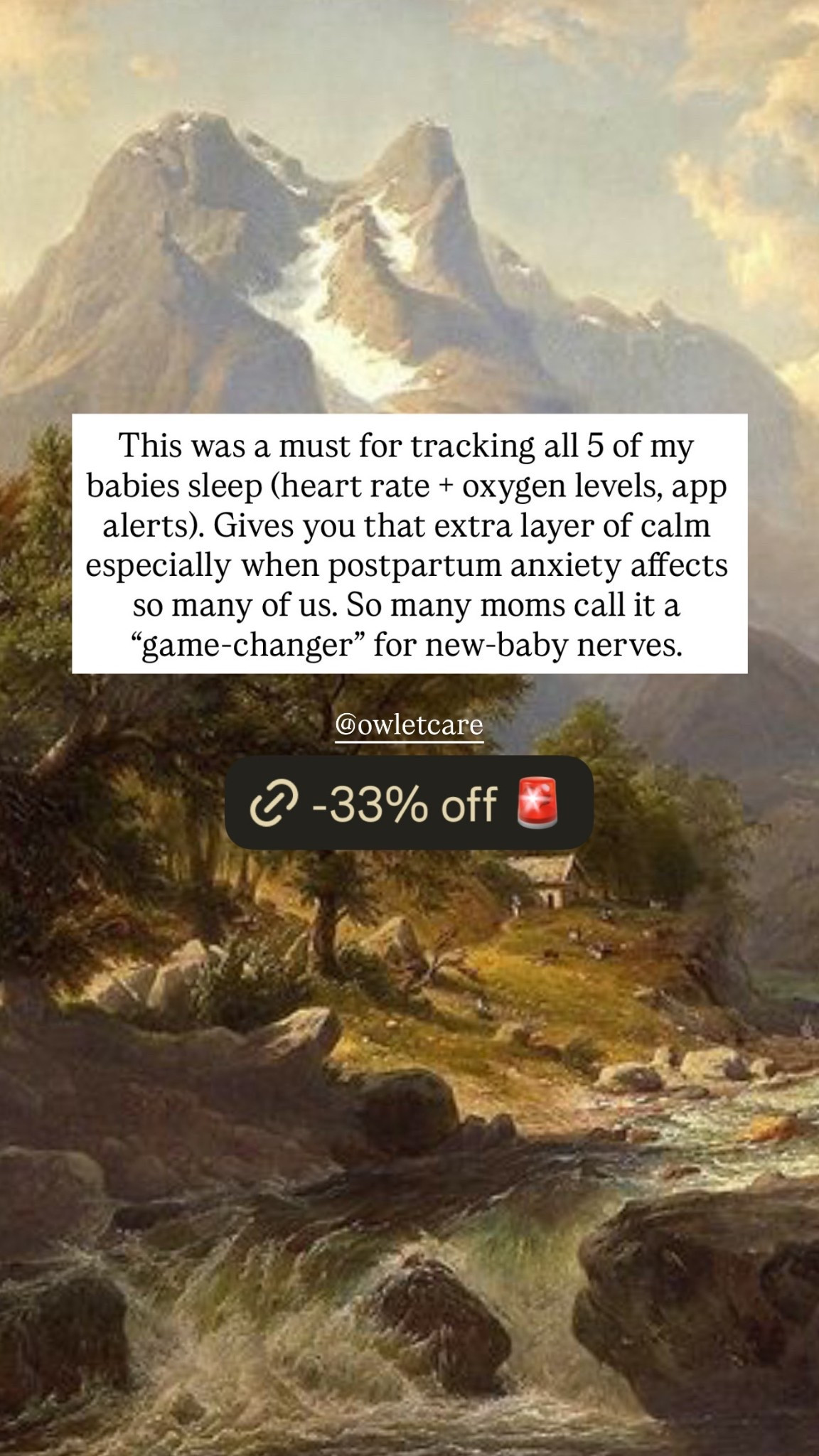 Owlet Dream Sock Black Friday deal is LIVE – 33% off! The #1 baby monitor I used for all 5 babies (yes, even the twins!). Tracks heart rate + oxygen levels with app alerts – total postpartum anxiety lifesaver ❤️ #OwletDreamSock #OwletBlackFriday #BabyMonitor2025 #NewbornMustHaves #PostpartumEssentials #BabyRegistryMustHave #SmartBabyMonitor 

#LTKCyberWeek #LTKGiftGuide #LTKmomlife