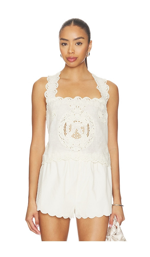 LPA Ophelia Top in Ivory. - size XS | Revolve Clothing (Global)