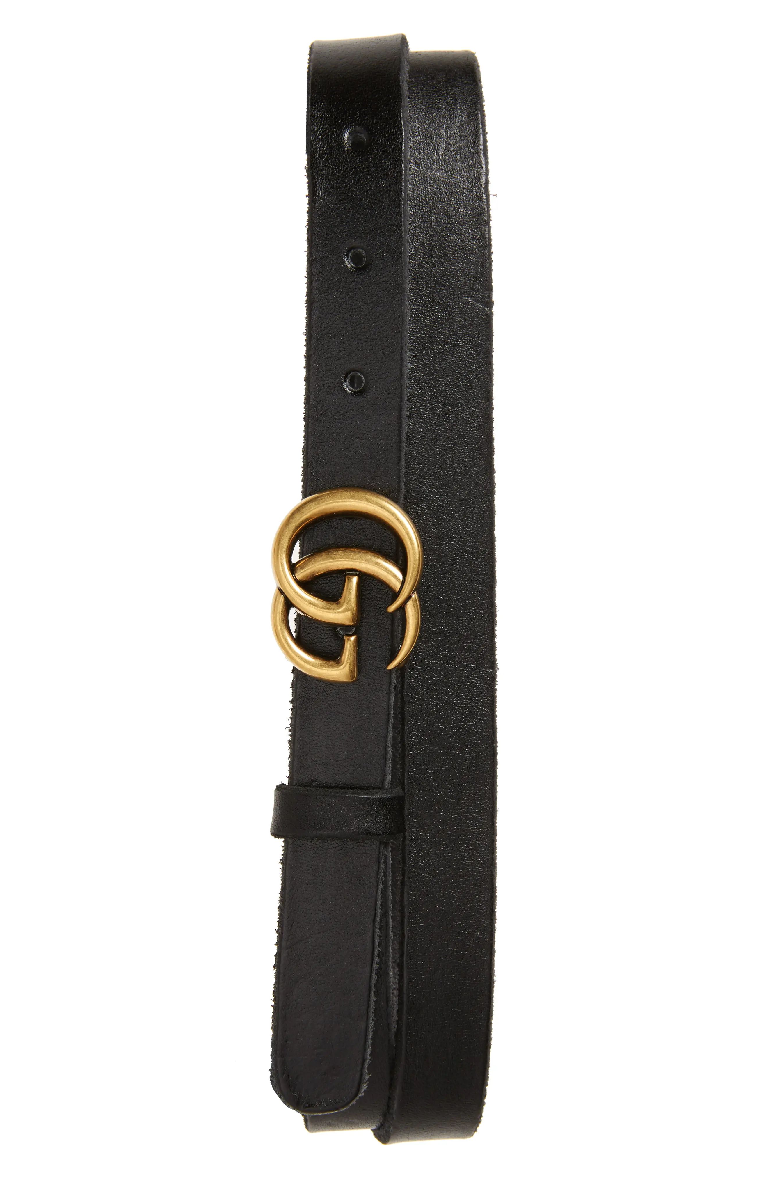 Women's Gucci Gg Leather Belt | Nordstrom