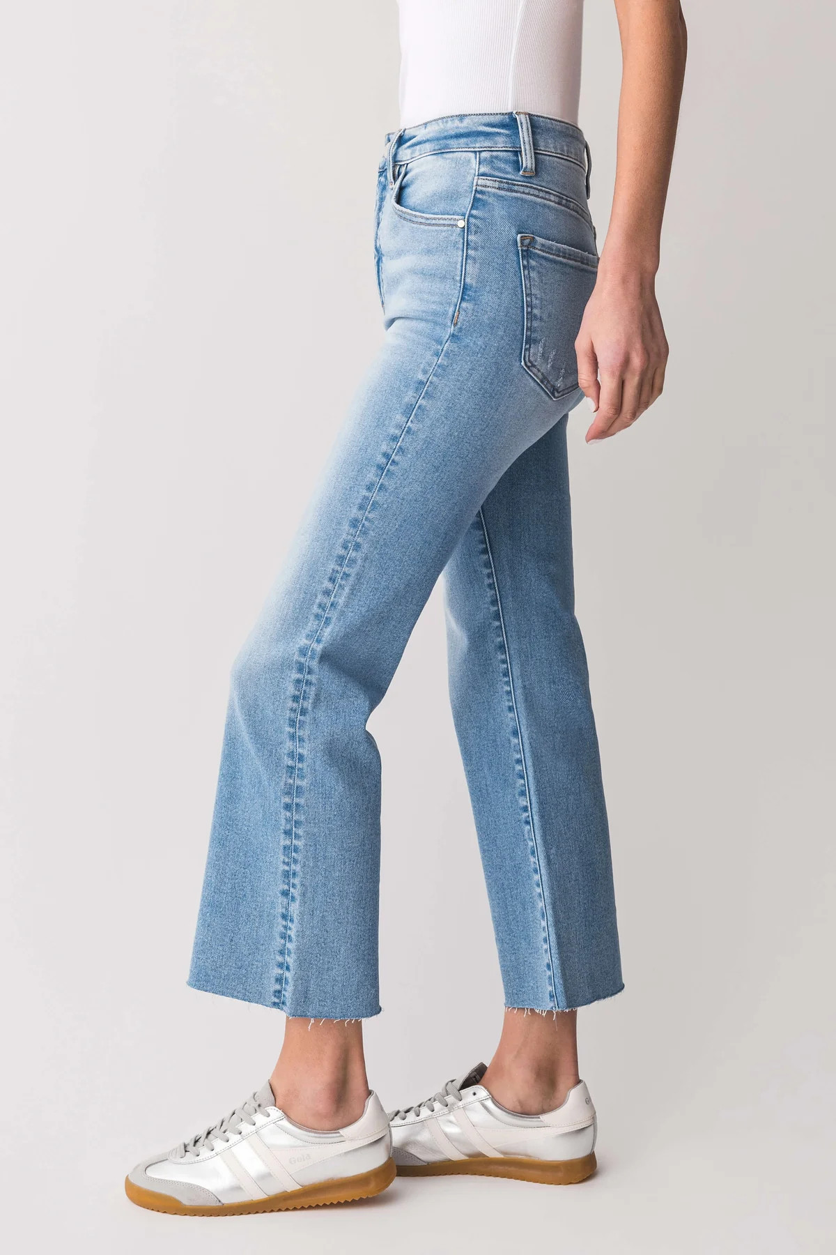 Risen Cora High Rise Kick Flare Jeans | Social Threads