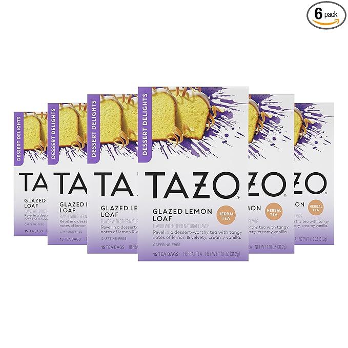 Tazo Tea Bags For a Delicious Flavored Tea Beverage Herbal tea Aromatic Blend with No Caffeine 15... | Amazon (US)