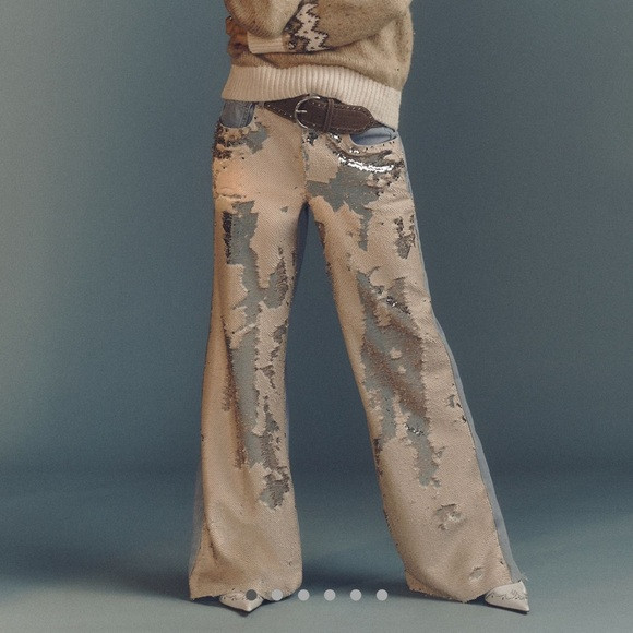 NWT Pilcro Sequin High-Rise Skater Jeans - Women’s 32 | Poshmark