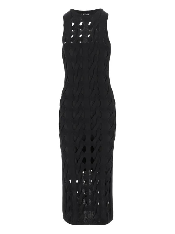 PINKO cut-out Dress | Black | FARFETCH | Farfetch Global