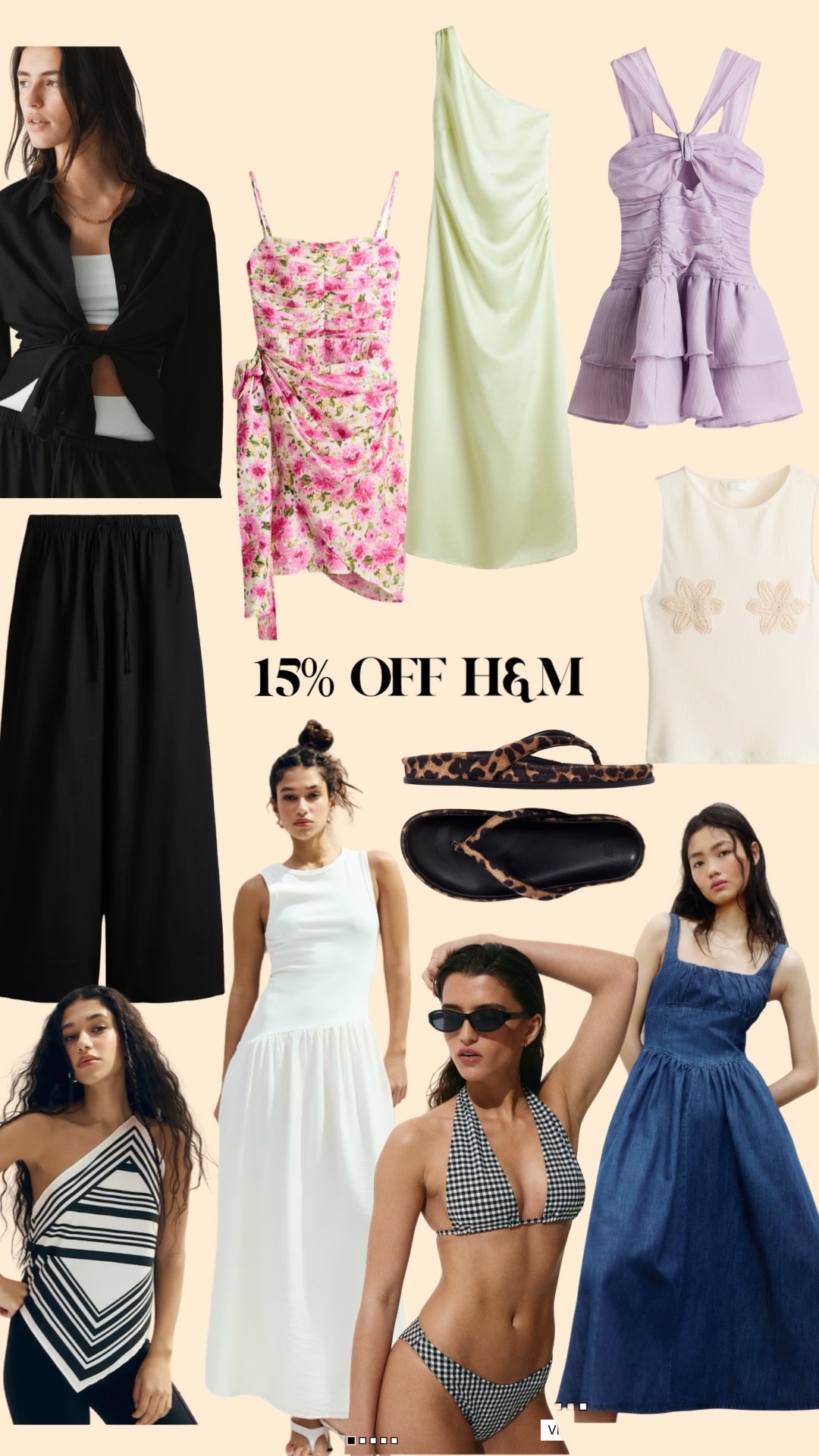 15% off H&M top picks 💕