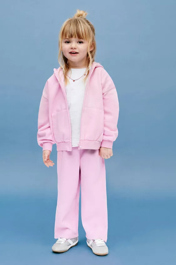 INTERLOCK ZIP SWEATSHIRT WITH RAISED TEXT | Zara Canada