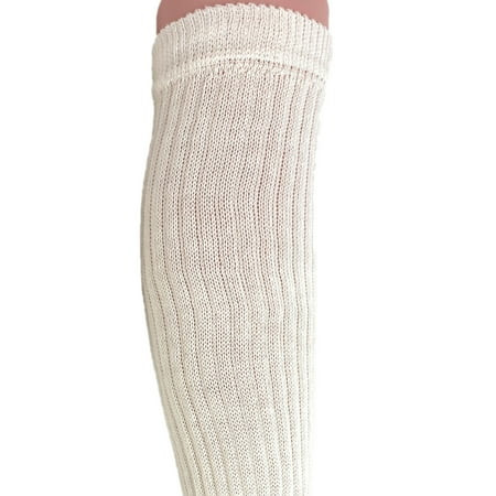 Acrylic Leg Warmers for Women 80s White Soft and Stretchy Leg Warmer 1 Pair | Walmart (US)