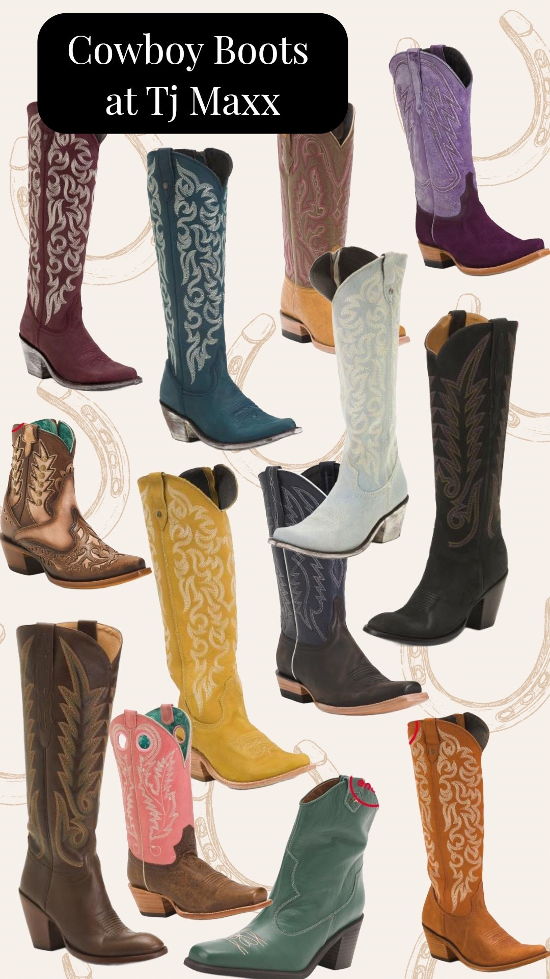 Cowboy boots at @tjmaxx 

#LTKFestival #LTKSaleAlert #LTKootd