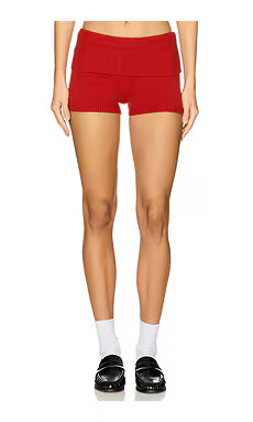 Frankies Bikinis Estelle Cloud Knit Short in Heartstrings from Revolve.com | Revolve Clothing (Global)