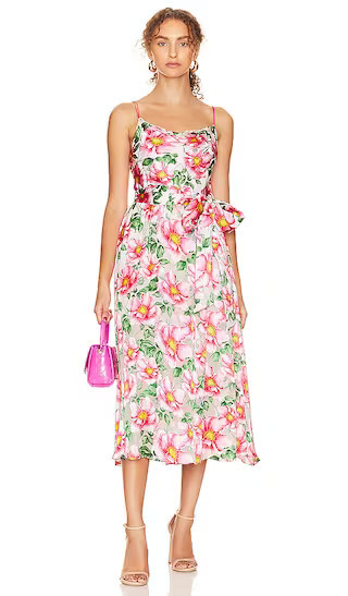 Samantha Cowl Neck Midi Dress | Floral Wedding Guest Dress | Dresses For Church | Dresses Spring | Revolve Clothing (Global)