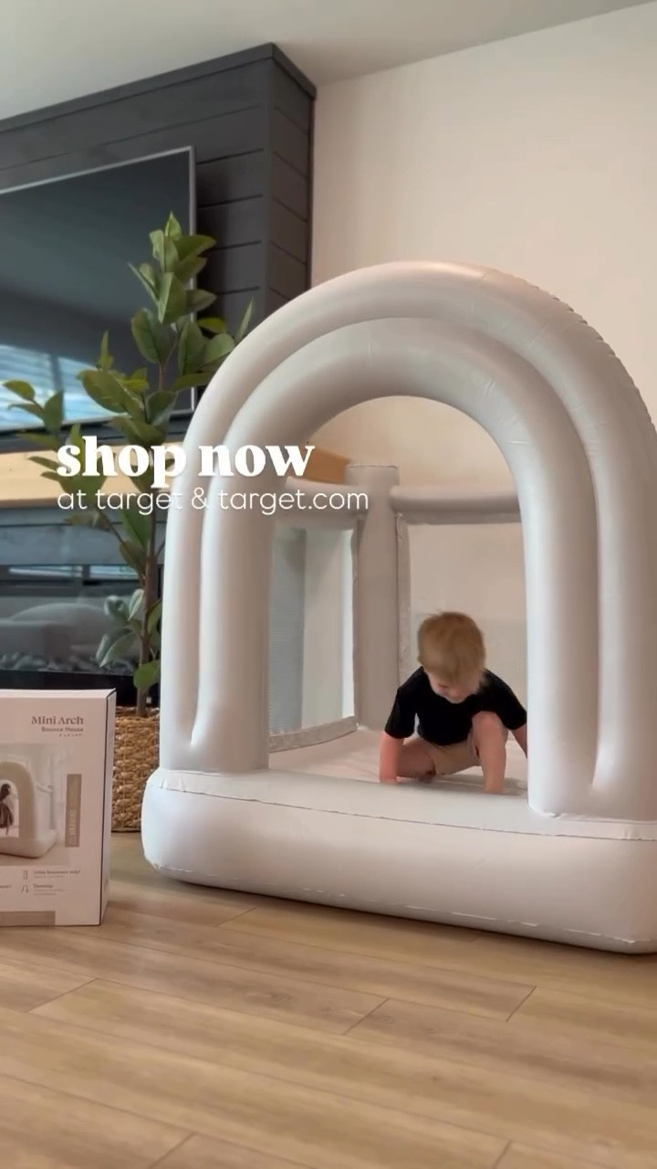 Meet the Mini Arch Bounce House by @playsmol ✨ Now Available at Target! 🎯 The perfect addition to your little’s bedroom or play area. Comment “BOUNCE” for the link! The best part? It Inflates in under 3 minutes, & there no continuous blower! Keep it up for hours of fun or use their deflate button to quickly pack it away! #smol #smolattarget #targetfind #targetmom #playsmol #ltkfamily #aestheticallypleasing #mommusthave #toddlertoy #targetstyle #smolpartner