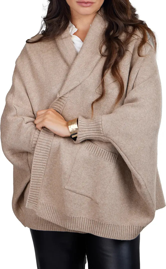 Oversize Ribbed Knit Cardigan | Nordstrom Rack