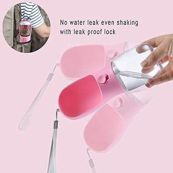 Dog Water Bottle with Food Container, Travel Puppy Water Bowl, Portable Pet Dispenser, Dog Stuff ... | Amazon (US)