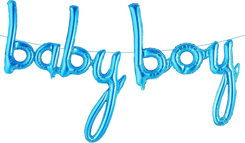 KatchOn, Blue Baby Boy Balloons - 37 Inch | Its a Boy Balloons for Baby Shower Decorations | Baby... | Amazon (US)