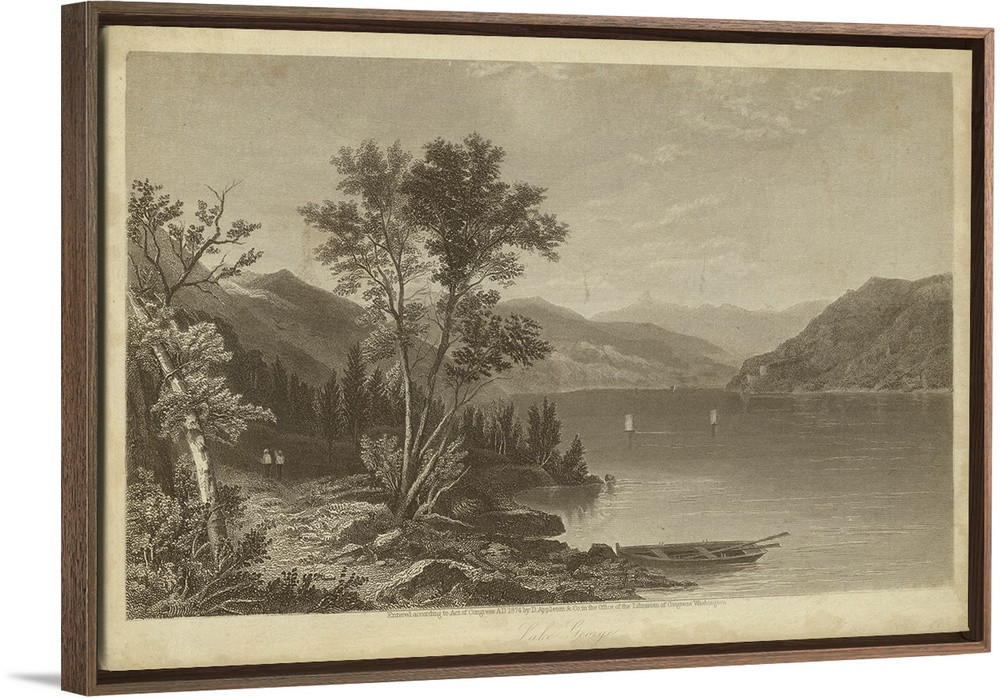 Lake George Wall Art | Great Big Canvas - Dynamic
