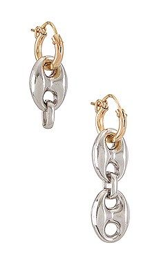 LUNIKA Misha Drops Earring in Silver from Revolve.com | Revolve Clothing (Global)