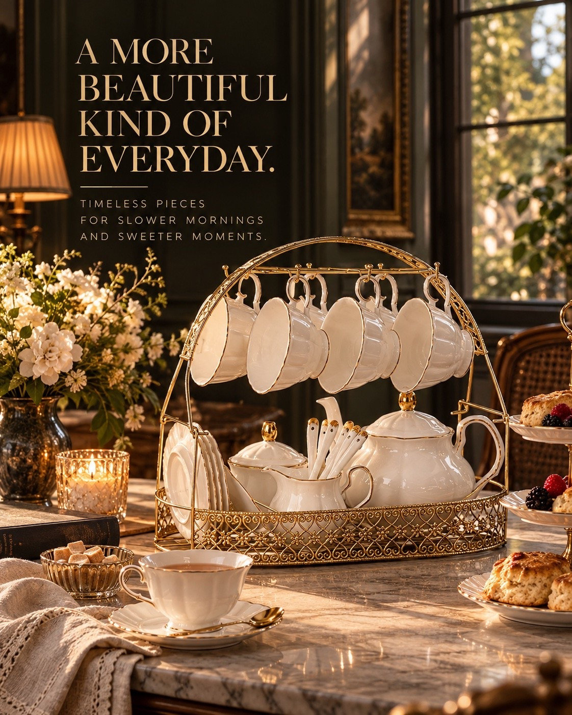 A more beautiful kind of everyday.

There’s something luxurious about slowing down and making an ordinary morning feel like an occasion. A beautiful cup, a proper pot of tea, something sweet on the table—and suddenly the ritual becomes the part you look forward to.

These Amazon finds have that timeless, collected look that feels less like “Amazon” and more like something discovered in a beautiful old home.

Because everyday pieces deserve to feel special, too.

#AmazonFinds #AmazonHome #TeaSet #TeaTime #KitchenFinds #TimelessHome #CollectedHome #OldWorldStyle #RomanticHome #BeautifulHome #DesignerLook #AffordableLuxury #ElevatedEveryday #CallsignDesign