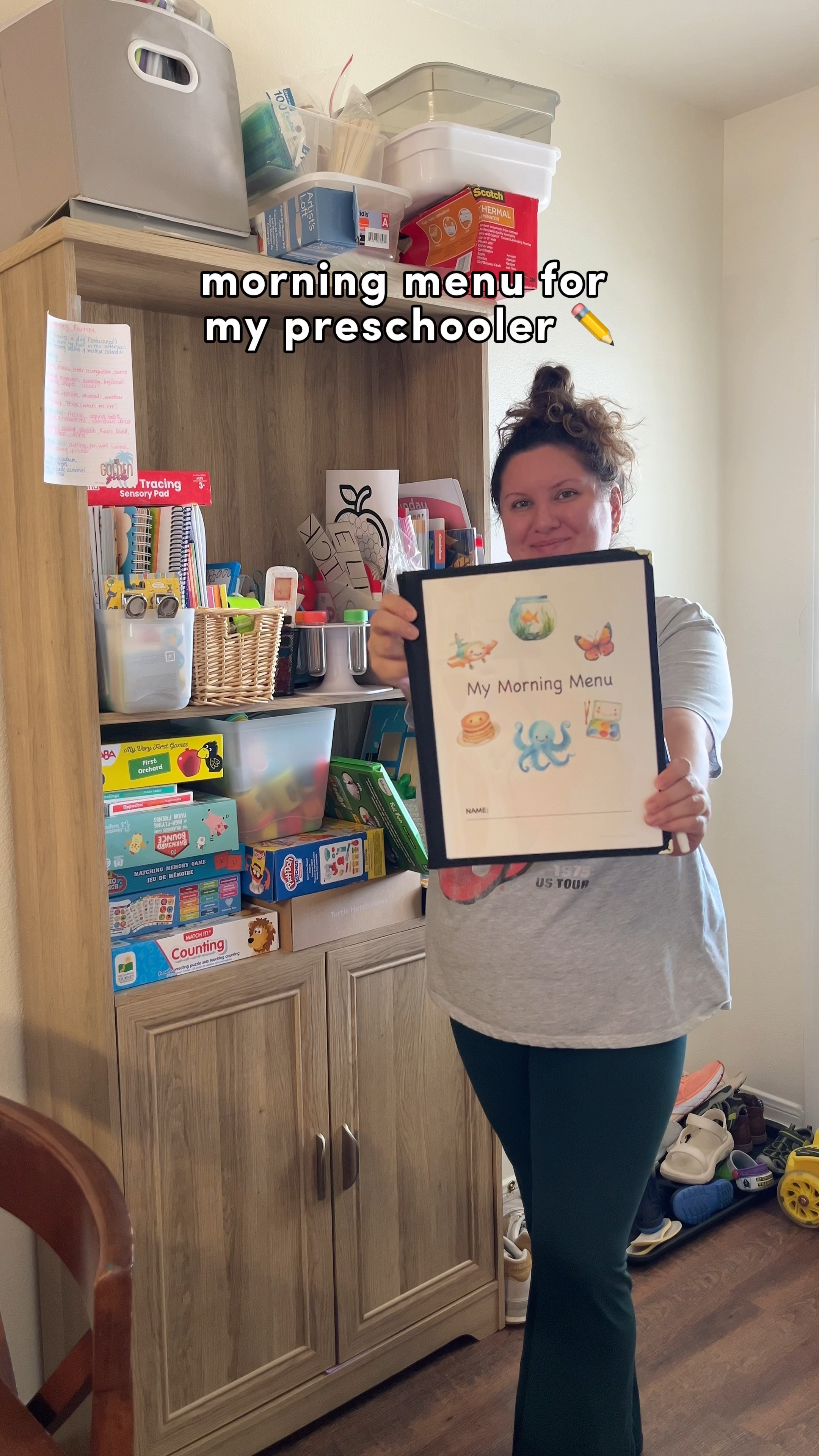 Morning menu for toddlers and preschoolers! 🤓🎨📚

#LTKKids #LTKFamily #LTKVideo