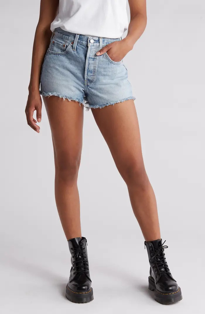 501® Original Cutoff Denim Shorts | Nordstrom Rack
