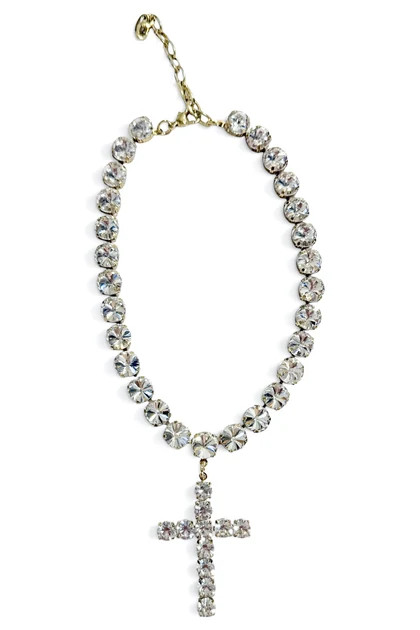 Sienna by TOVA Rome Clear Gold Necklace | The Willow Tree
