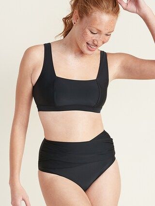 Square-Neck Swim Top for Women | Old Navy (US)