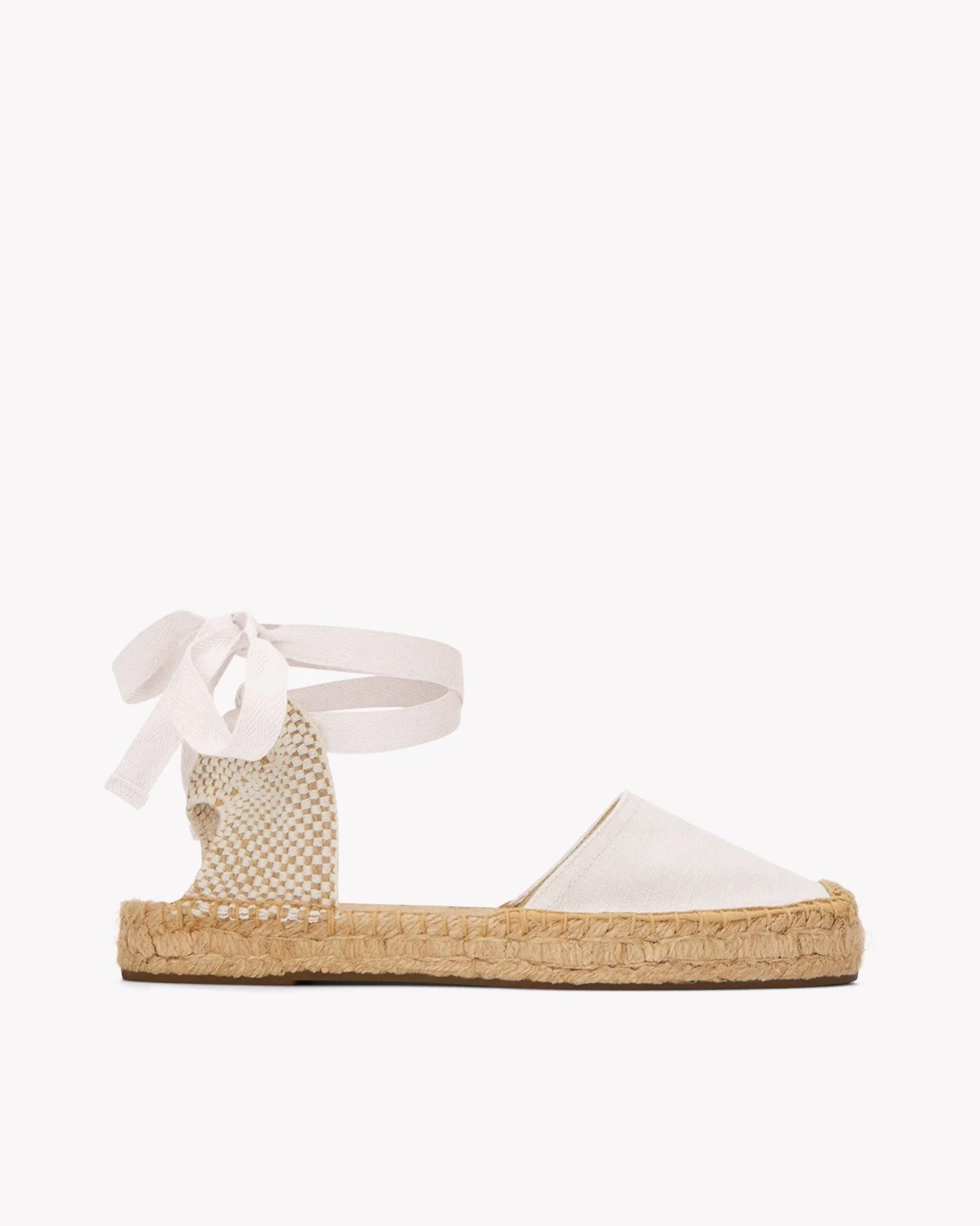 Soludos Women’s Lace Up Espadrilles - Oasis White | Soludos