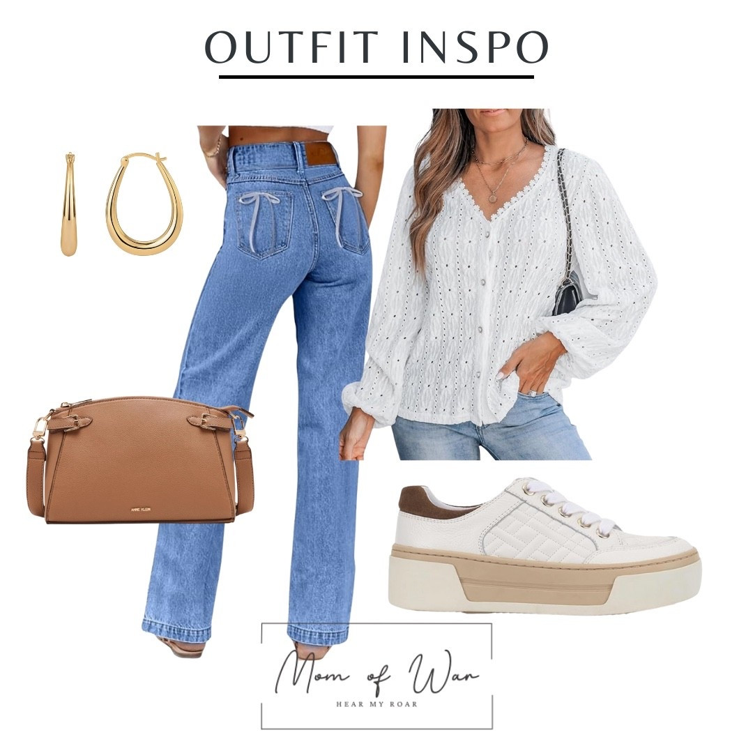 Loving this chic denim look with fabulous accessories  