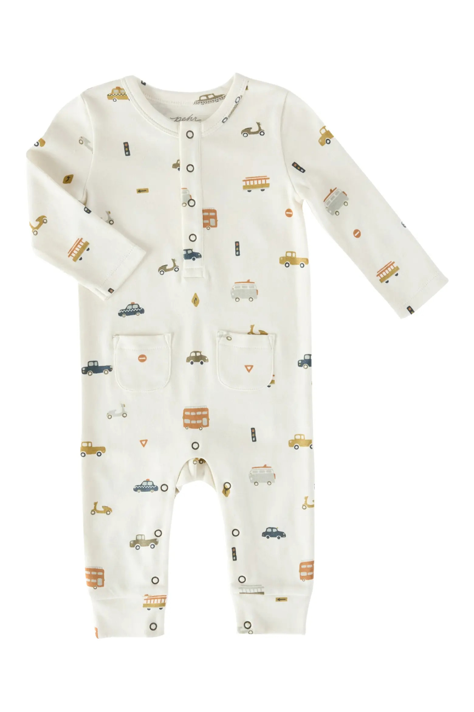 Pehr Henley Patch Pocket Organic Cotton Romper (Men) | Nordstrom | Nordstrom
