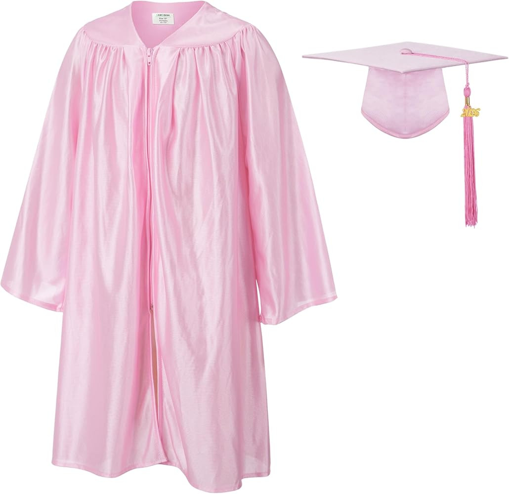 SAMDEEMI Unisex Shiny Kindergarten 2026 Graduation Gown Cap Set with Tassel, for Preschool Toddle... | Amazon (US)